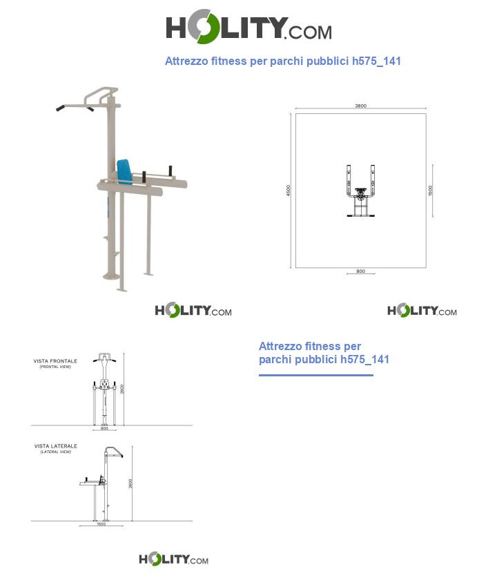 Attrezzo fitness per parchi pubblici h575_141