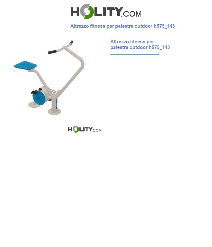 Attrezzo fitness per palestre outdoor h575_143
