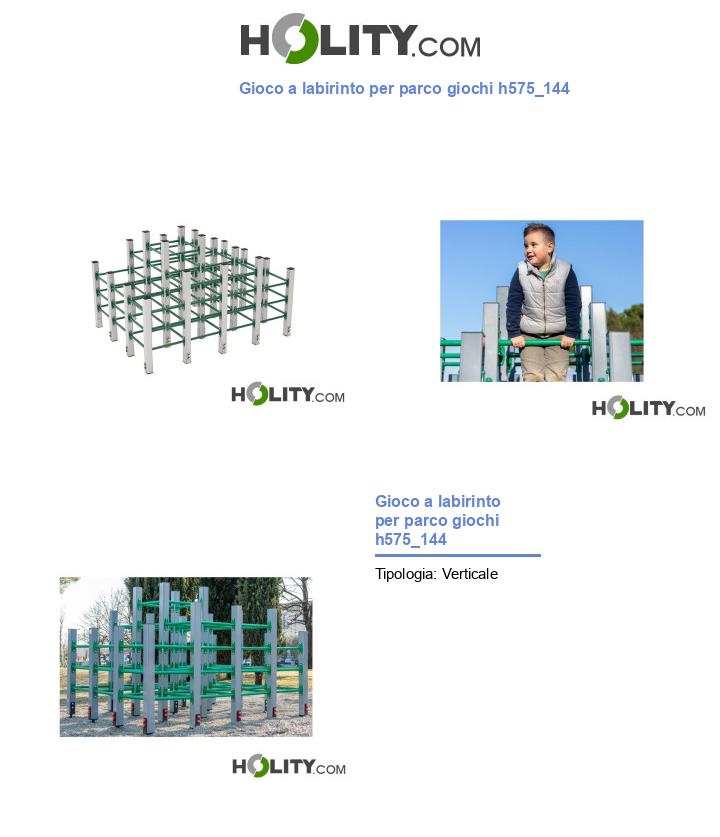 Gioco a labirinto per parco giochi h575_144
