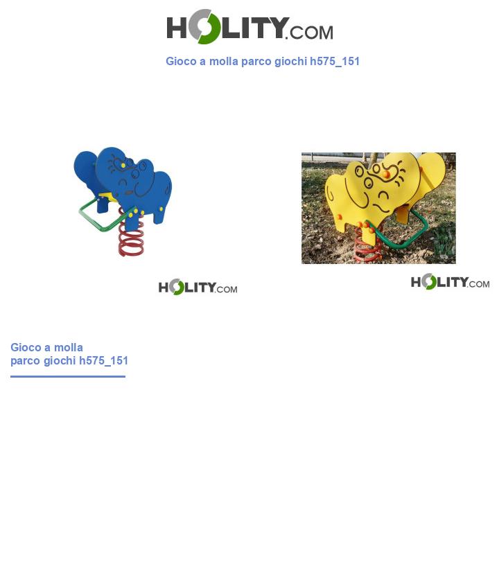 Gioco a molla parco giochi h575_151