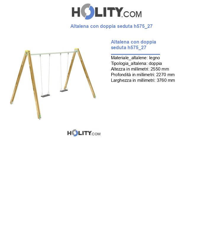 Altalena con doppia seduta h575_27