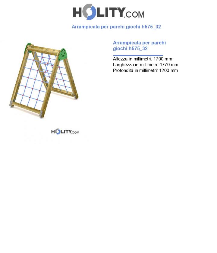 Arrampicata per parchi giochi h575_32