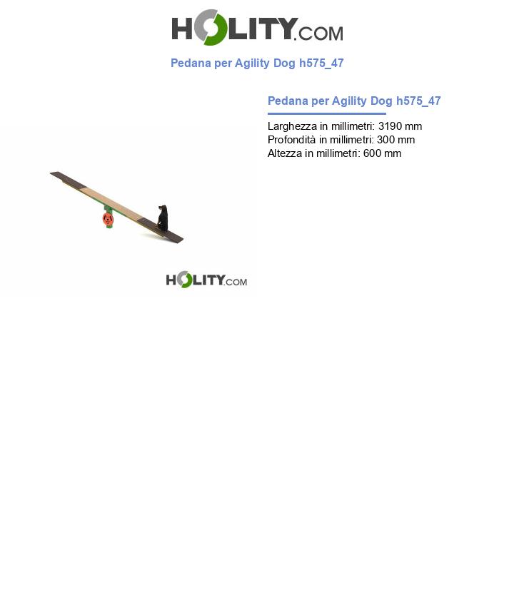 Pedana per Agility Dog h575_47