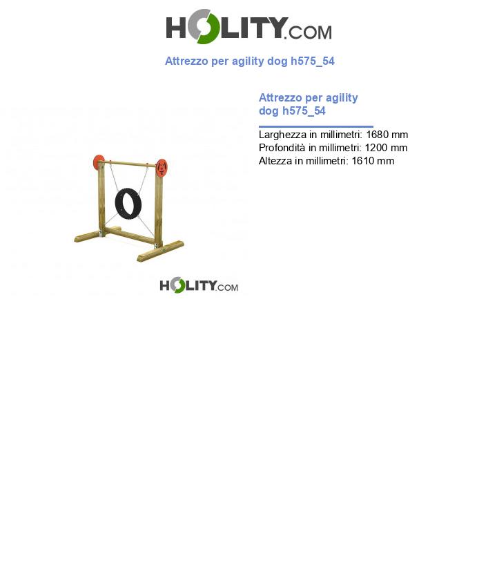 Attrezzo per agility dog h575_54