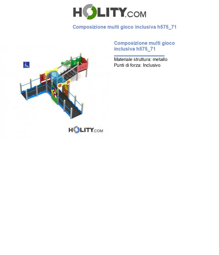 Composizione multi gioco inclusiva h575_71