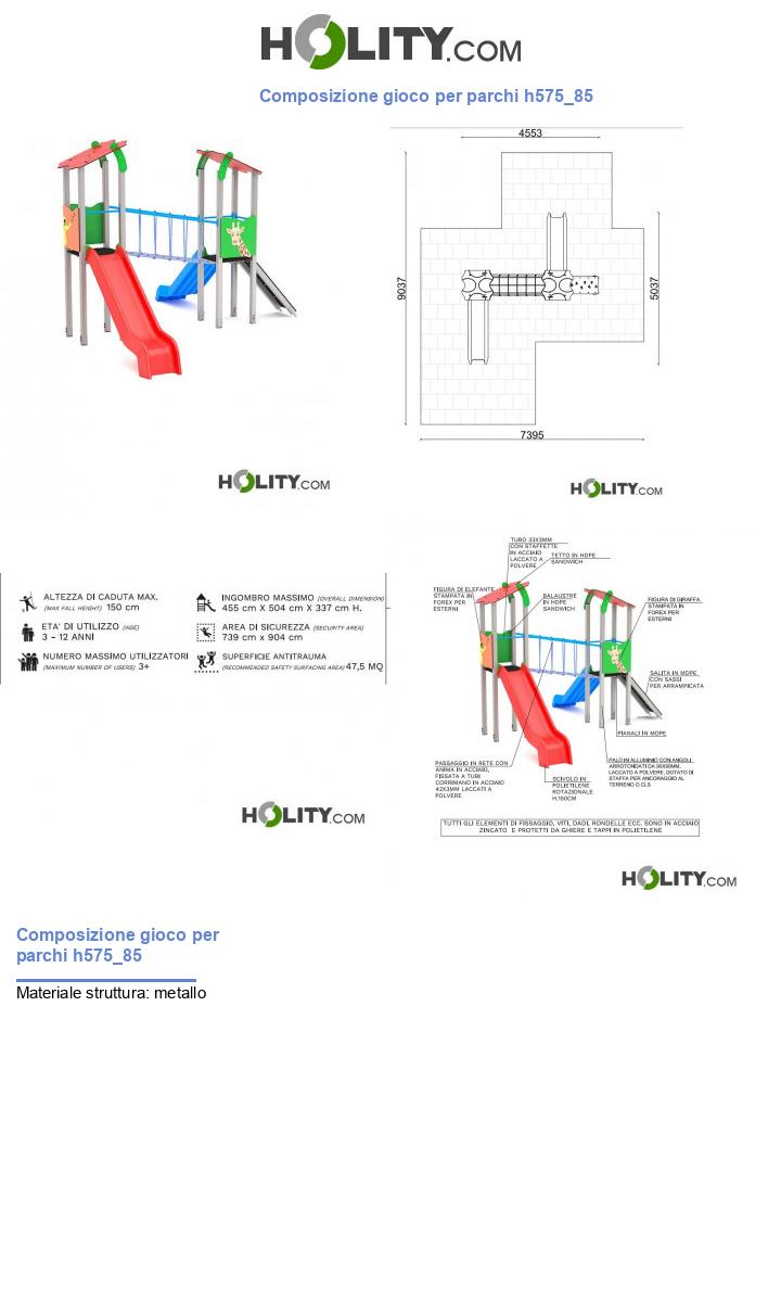 Composizione gioco per parchi h575_85
