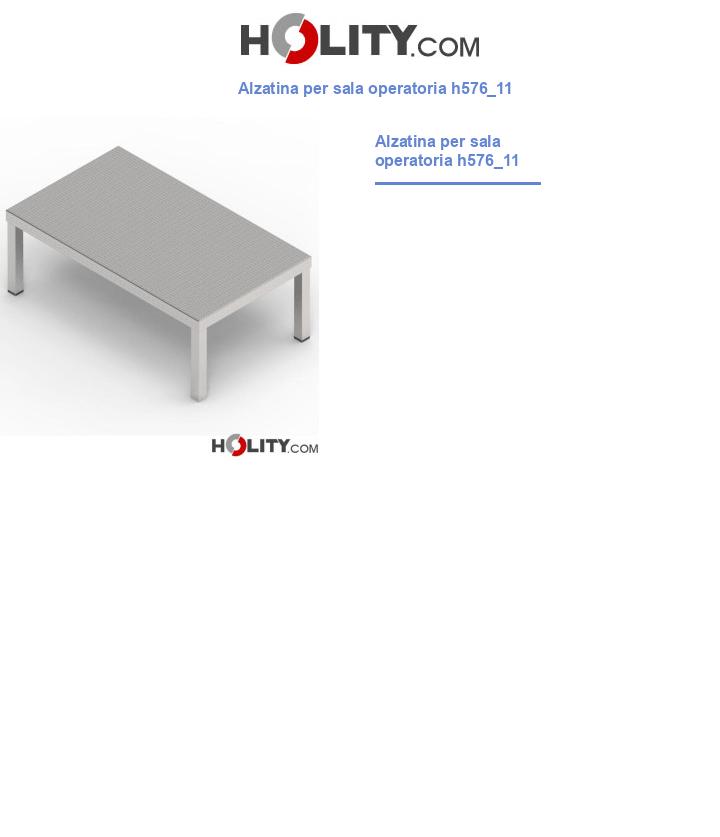 Alzatina per sala operatoria h576_11