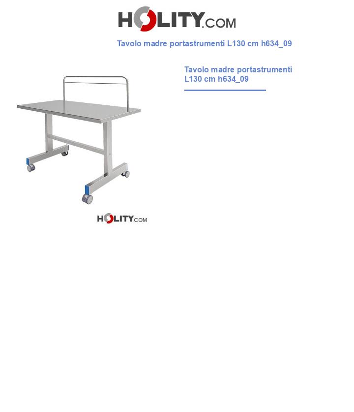 Tavolo madre portastrumenti L130 cm h576_60