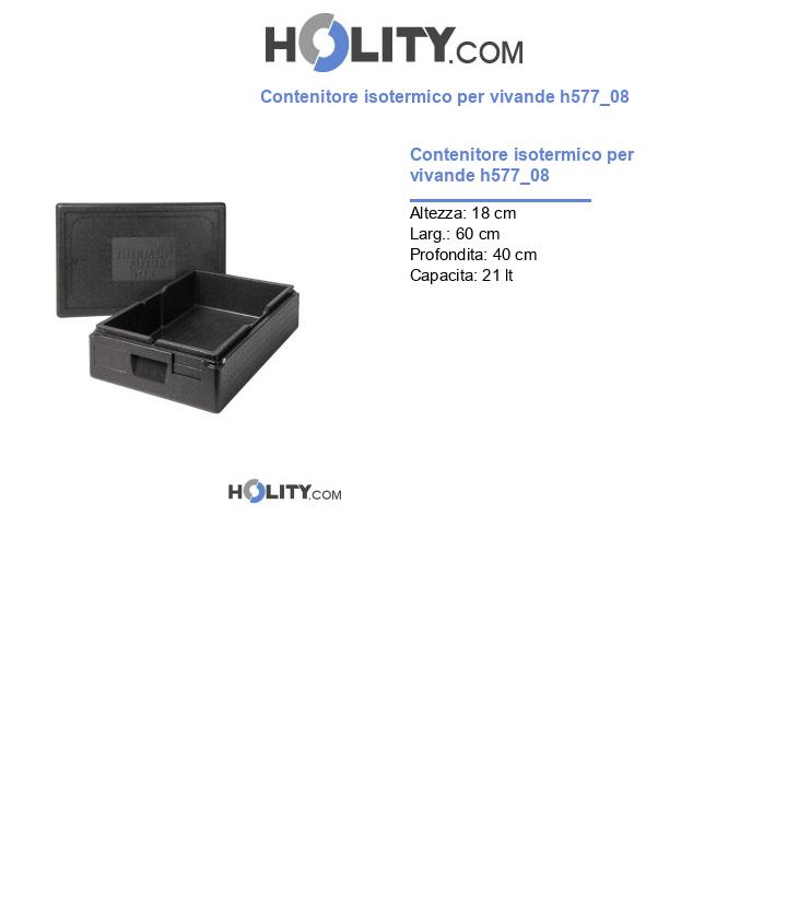 Contenitore isotermico per vivande h577_08