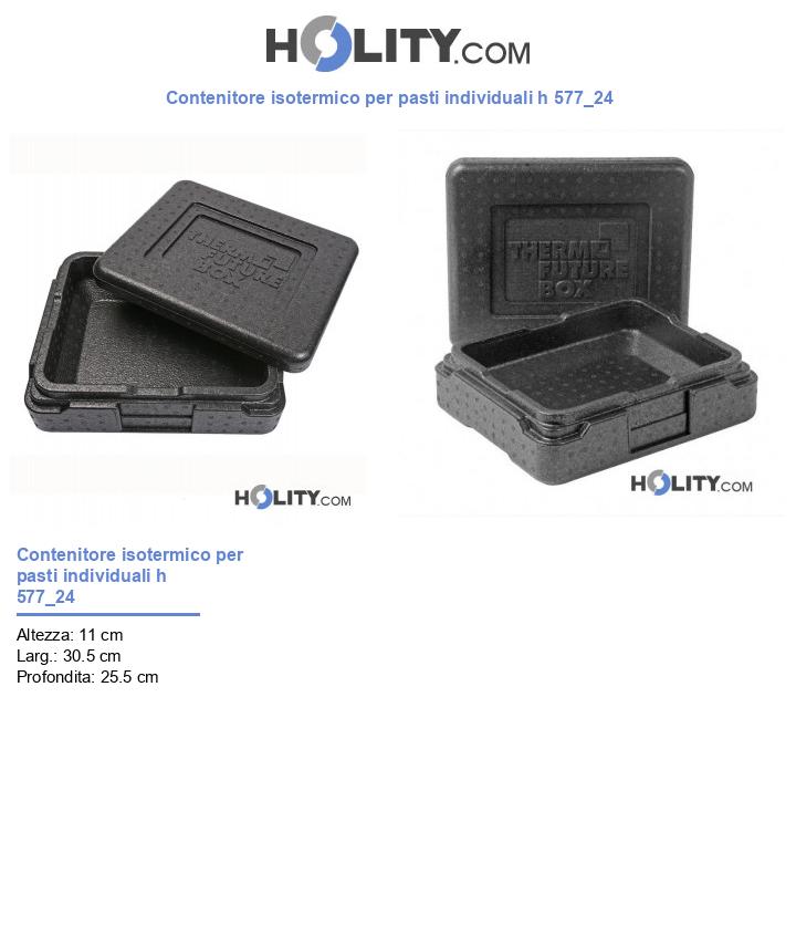 Contenitore isotermico per pasti individuali h 577_24
