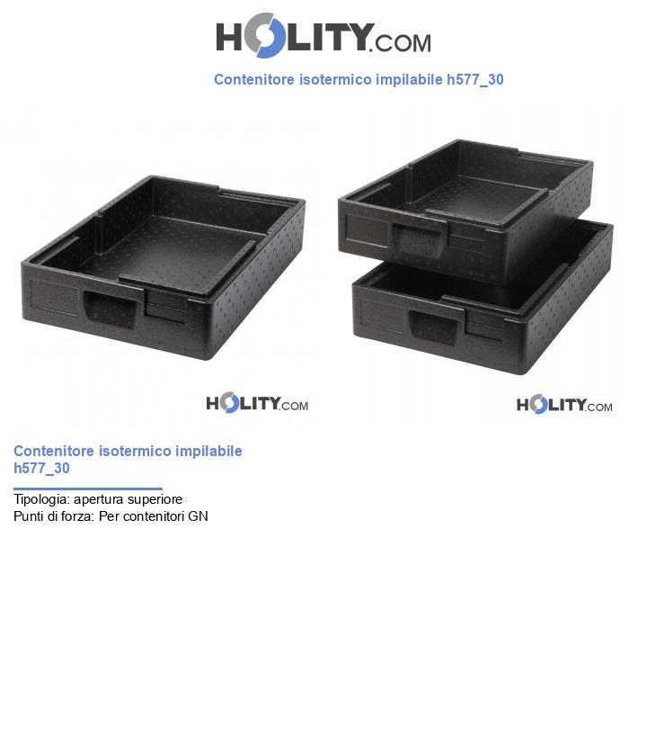 Contenitore isotermico impilabile h577_30