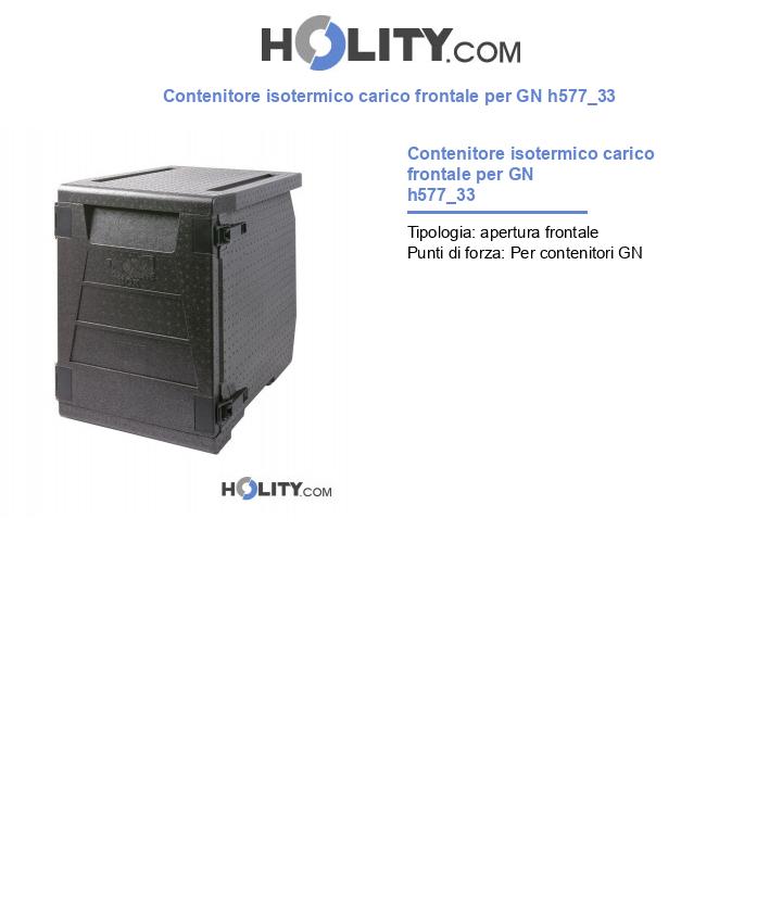 Contenitore isotermico carico frontale per GN h577_33