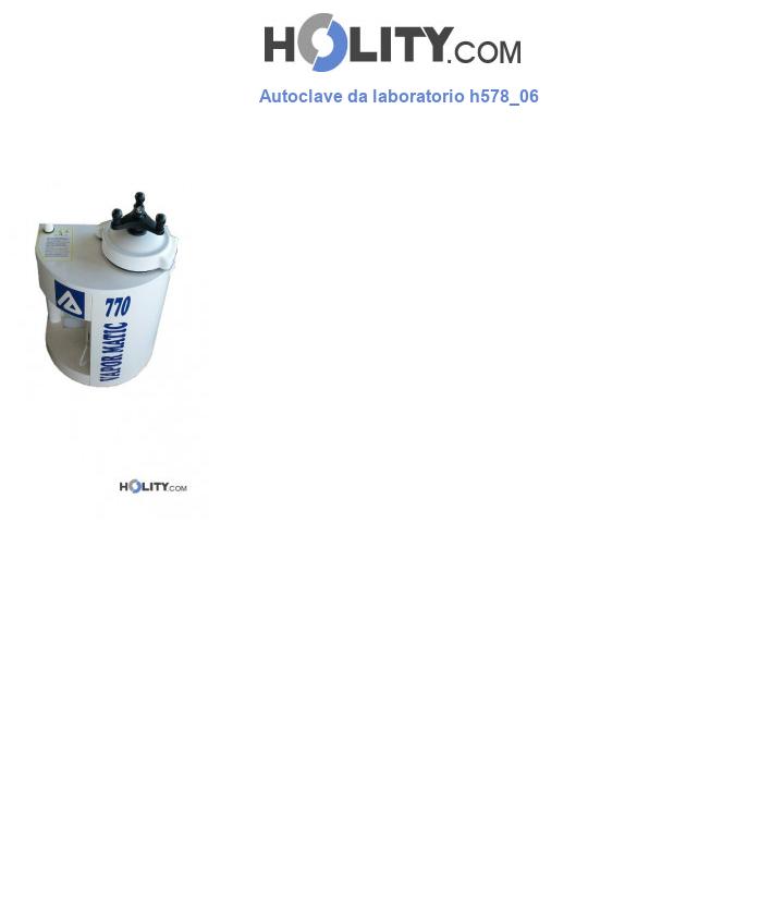 Autoclave da laboratorio h578_06