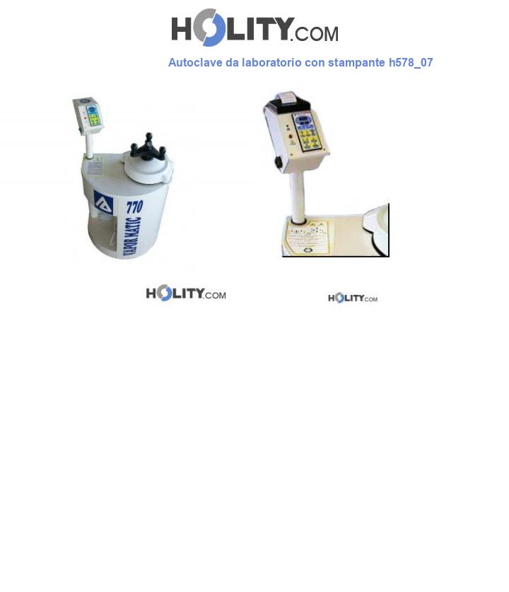 Autoclave da laboratorio con stampante h578_07