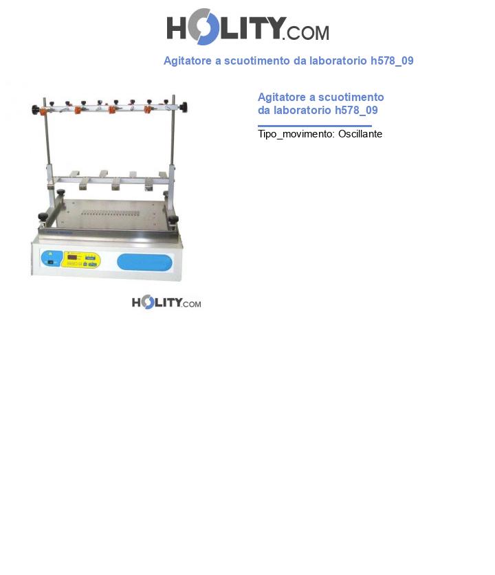 Agitatore a scuotimento da laboratorio h578_09