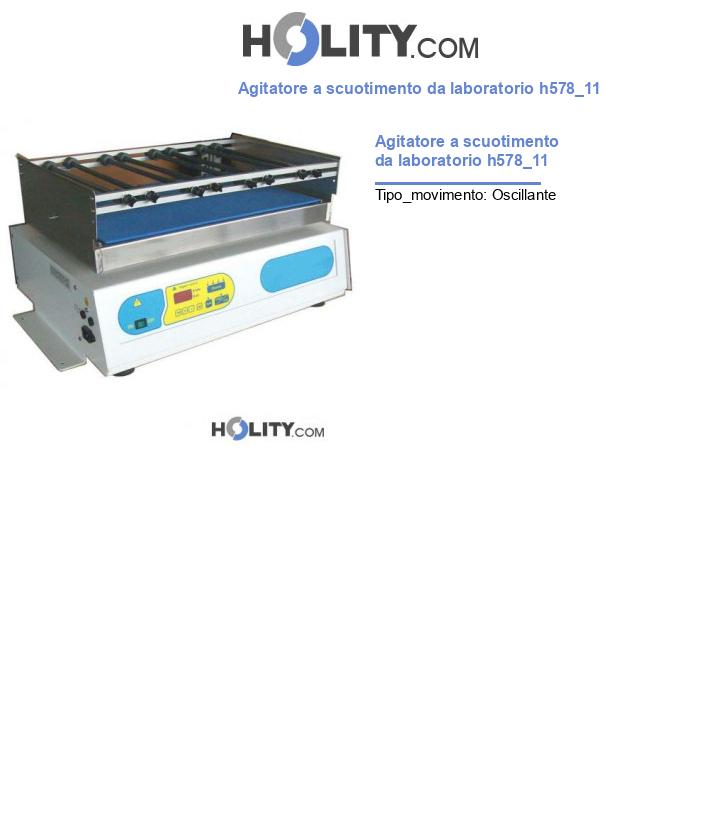 Agitatore a scuotimento da laboratorio h578_11