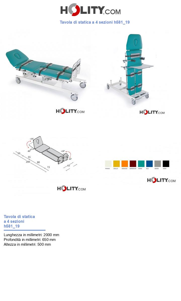 Tavola di statica a 4 sezioni h581_19
