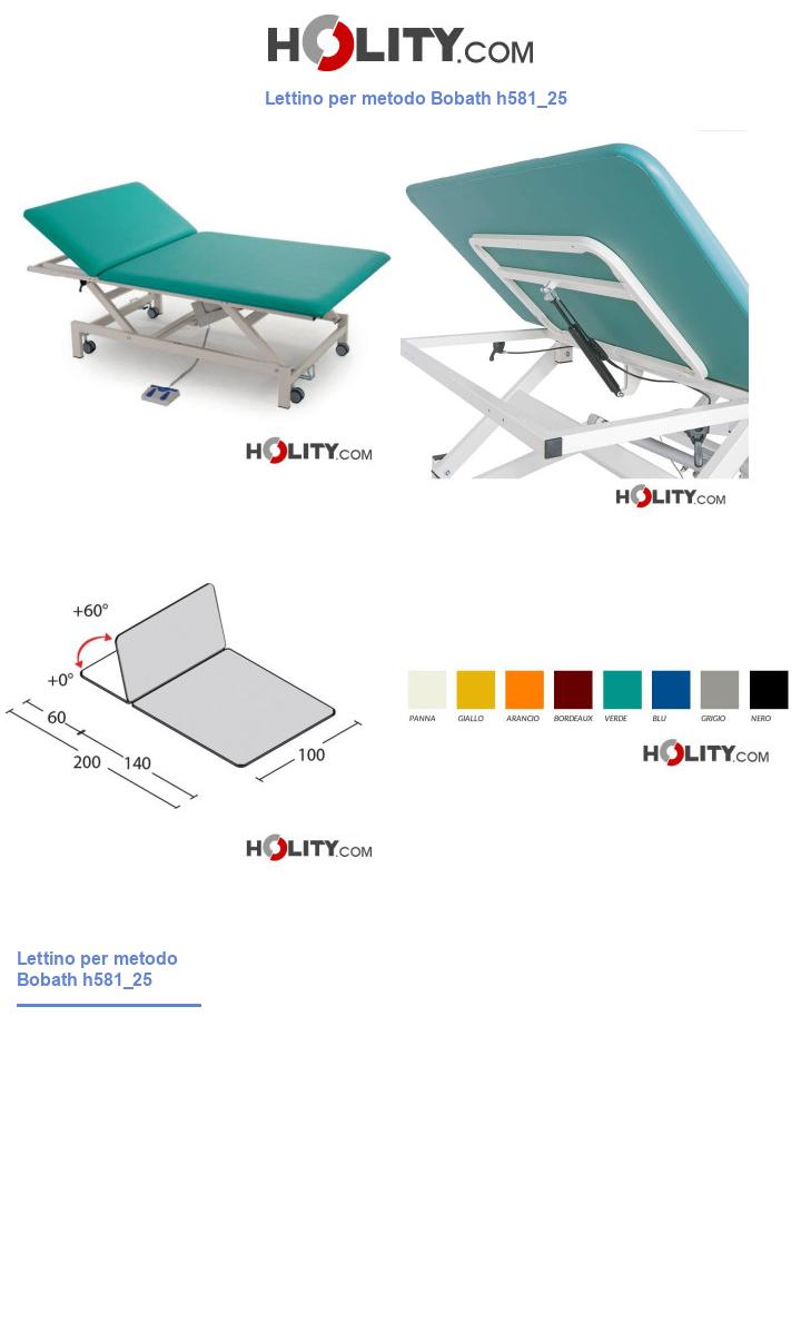 Lettino per metodo Bobath h581_25
