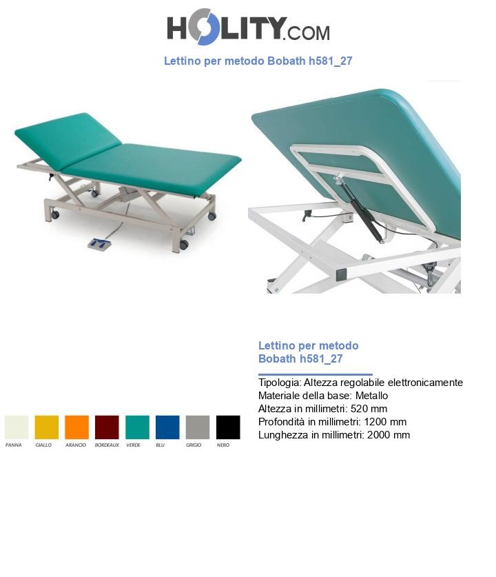 Lettino per metodo Bobath h581_27