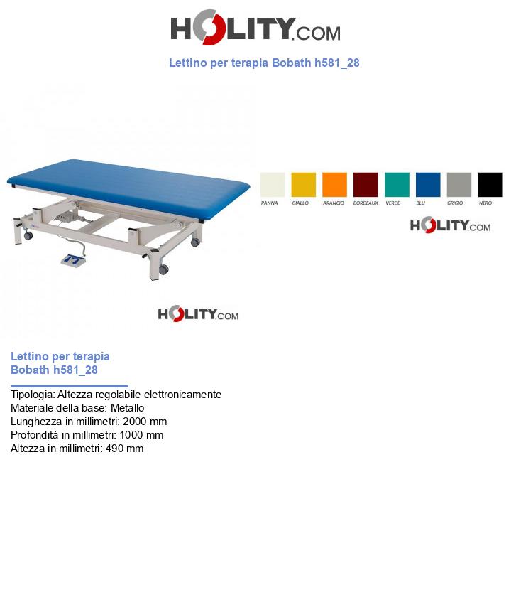 Lettino per terapia Bobath h581_28