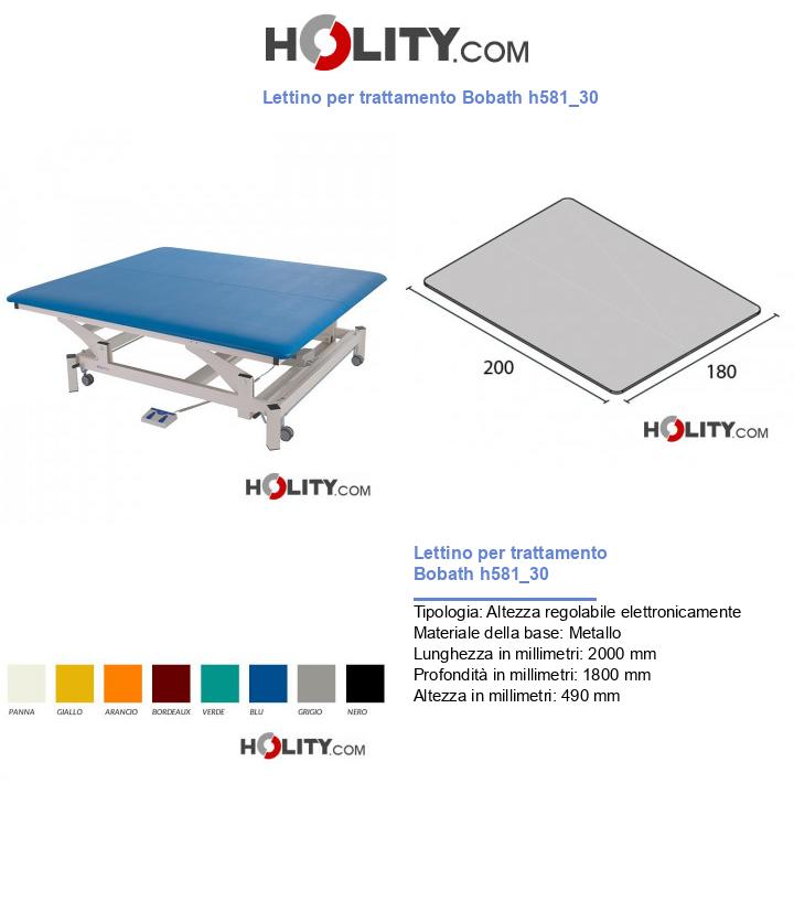Lettino per trattamento Bobath h581_30