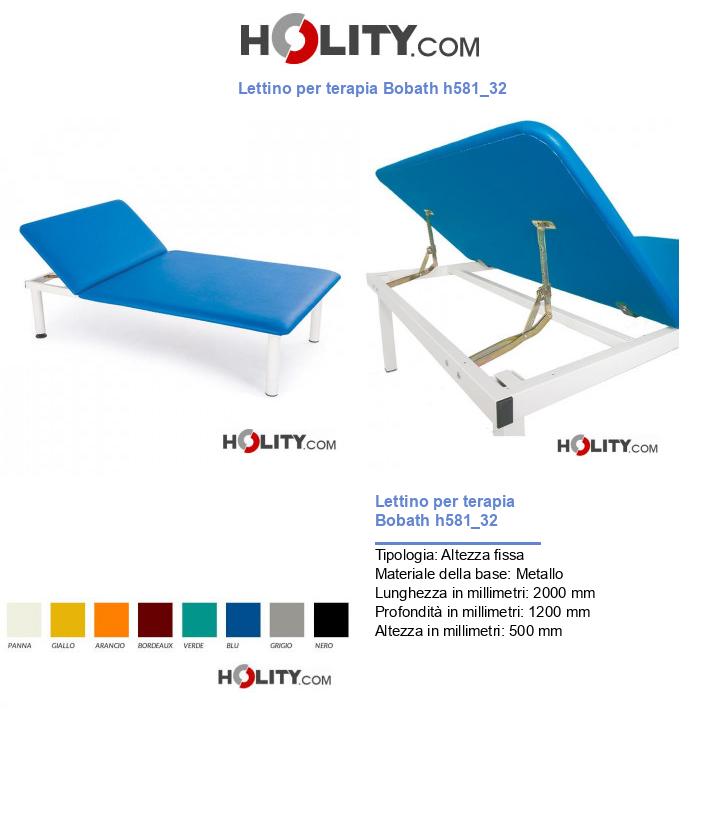 Lettino per terapia Bobath h581_32