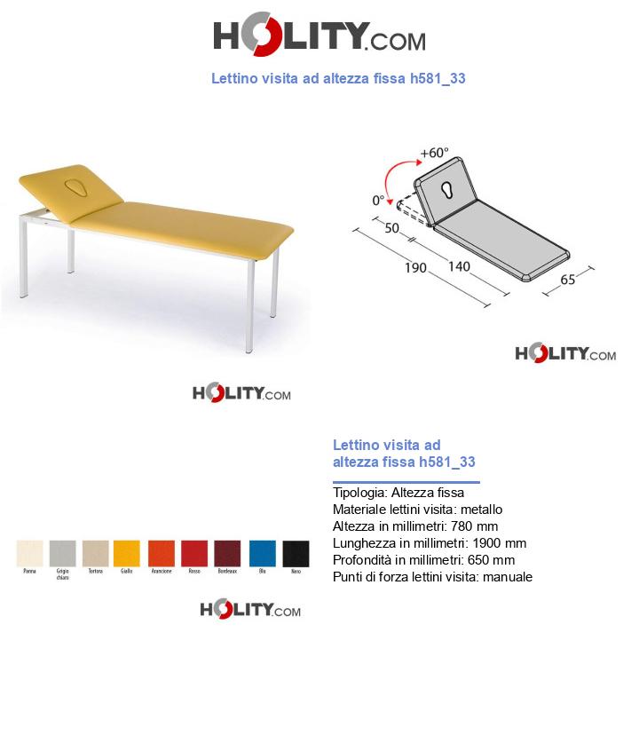 Lettino visita ad altezza fissa h581_33
