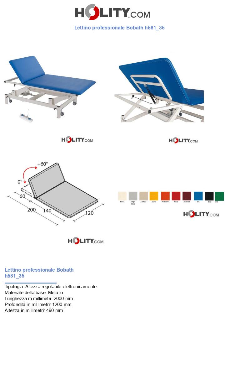 Lettino professionale Bobath h581_35