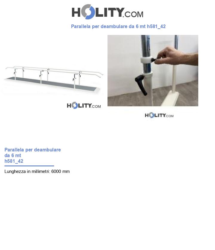 Parallela per deambulare da 6 mt h581_42