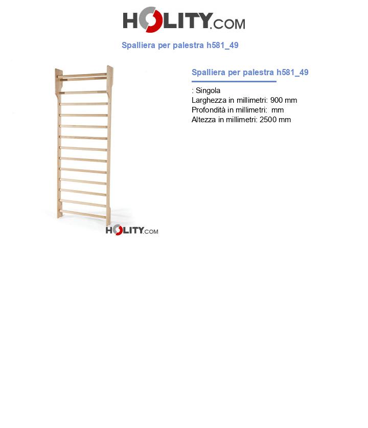 Spalliera per palestra h581_49