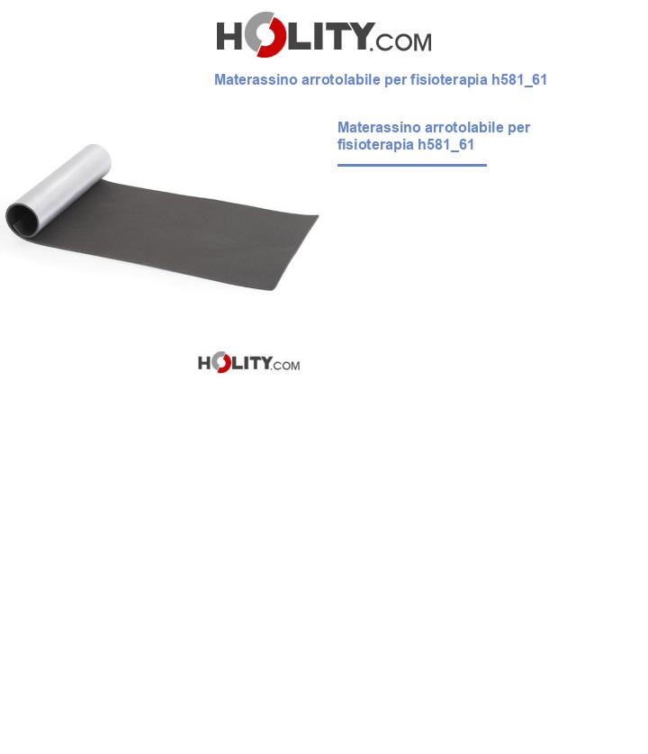 Materassino arrotolabile per fisioterapia h581_61