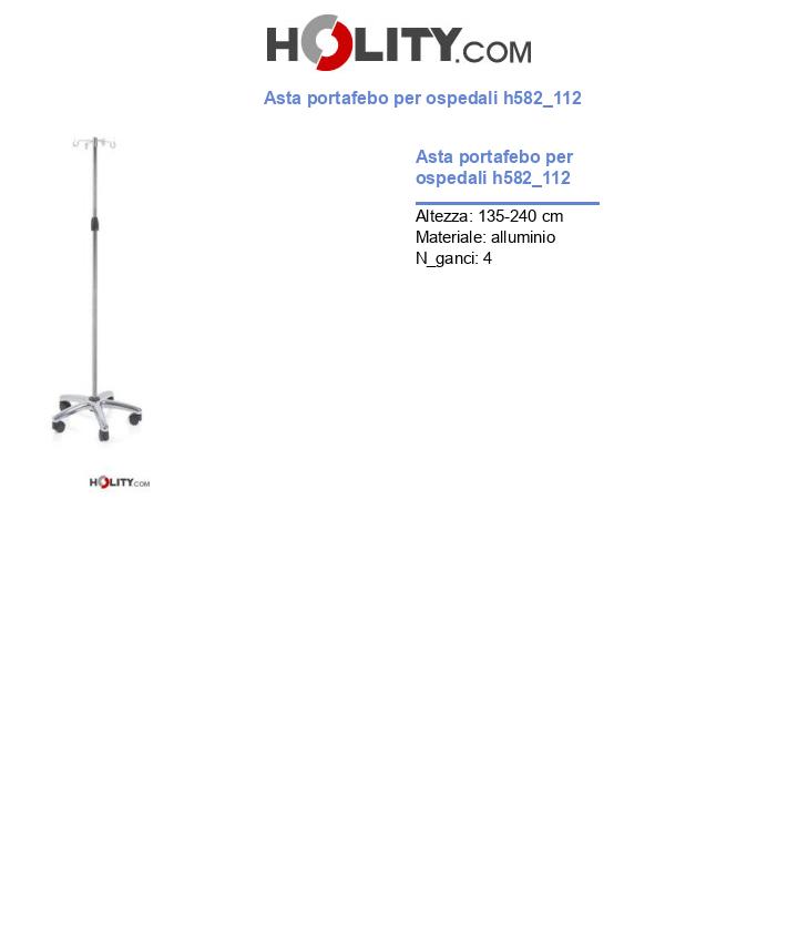 Asta portafebo per ospedali h582_112