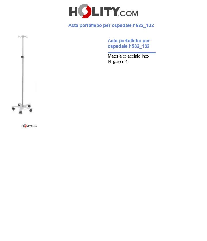 Asta portaflebo per ospedale h582_132