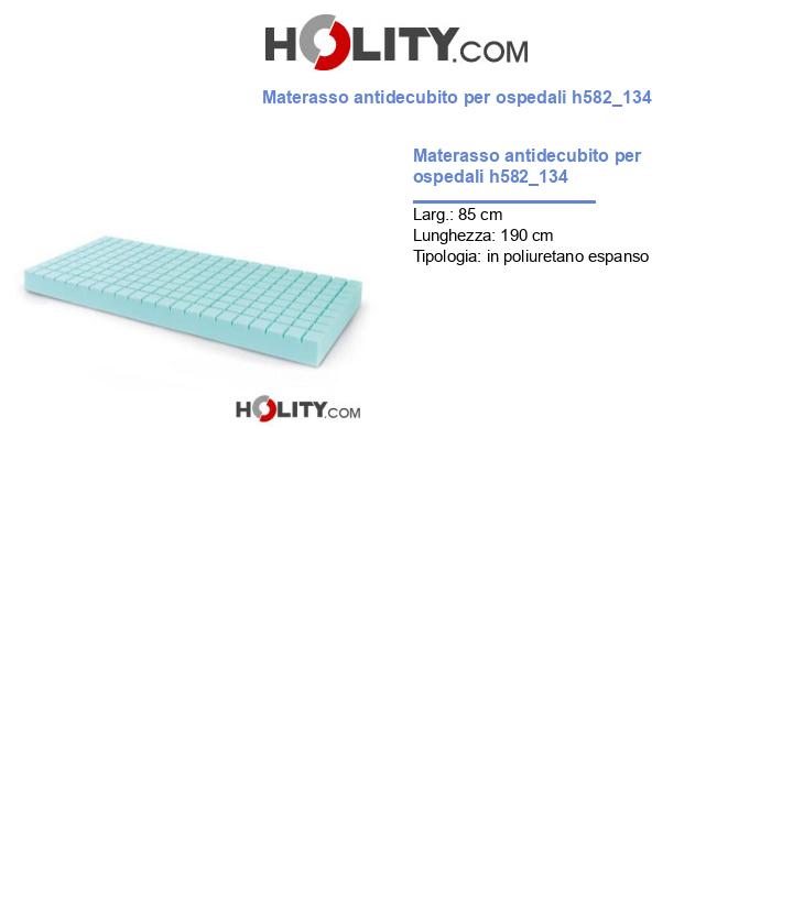 Materasso antidecubito per ospedali h582_134