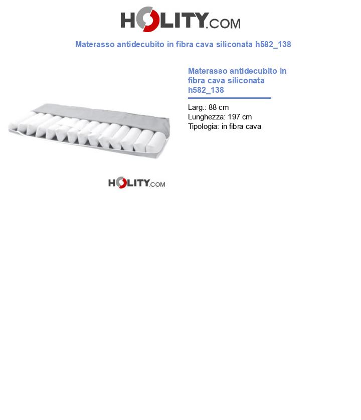 Materasso antidecubito in fibra cava siliconata h582_138