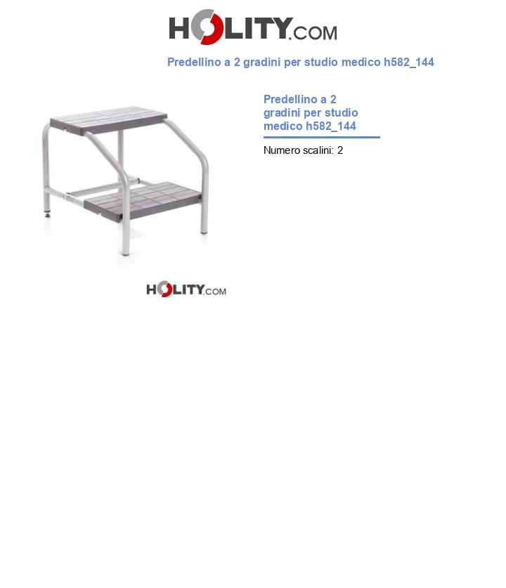 Predellino a 2 gradini per studio medico h582_144