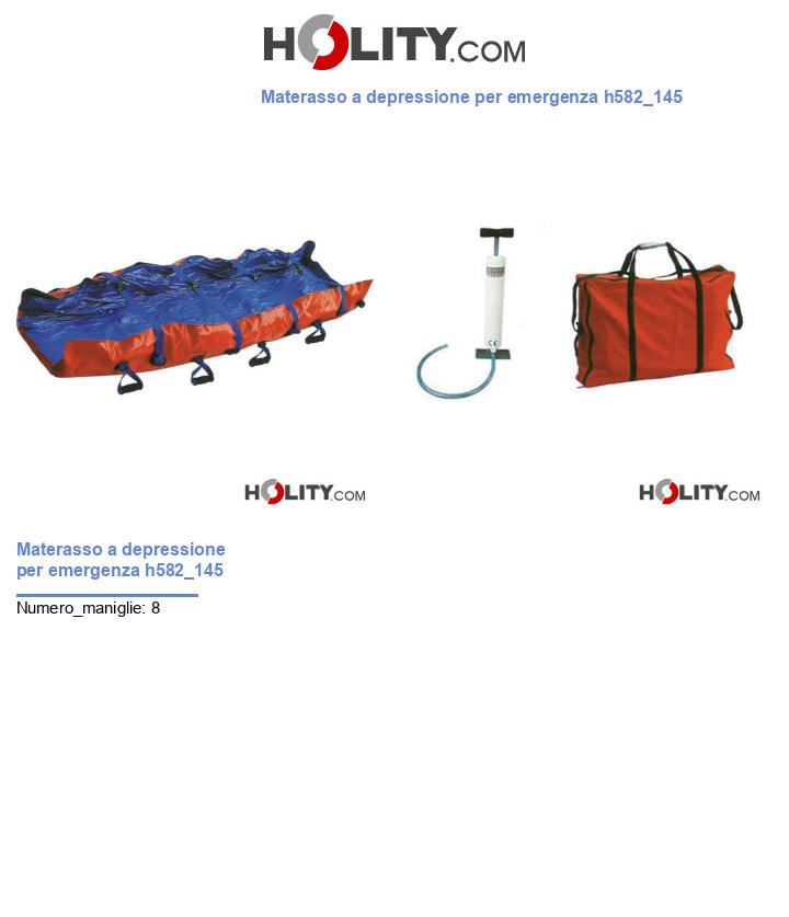 Materasso a depressione per emergenza h582_145