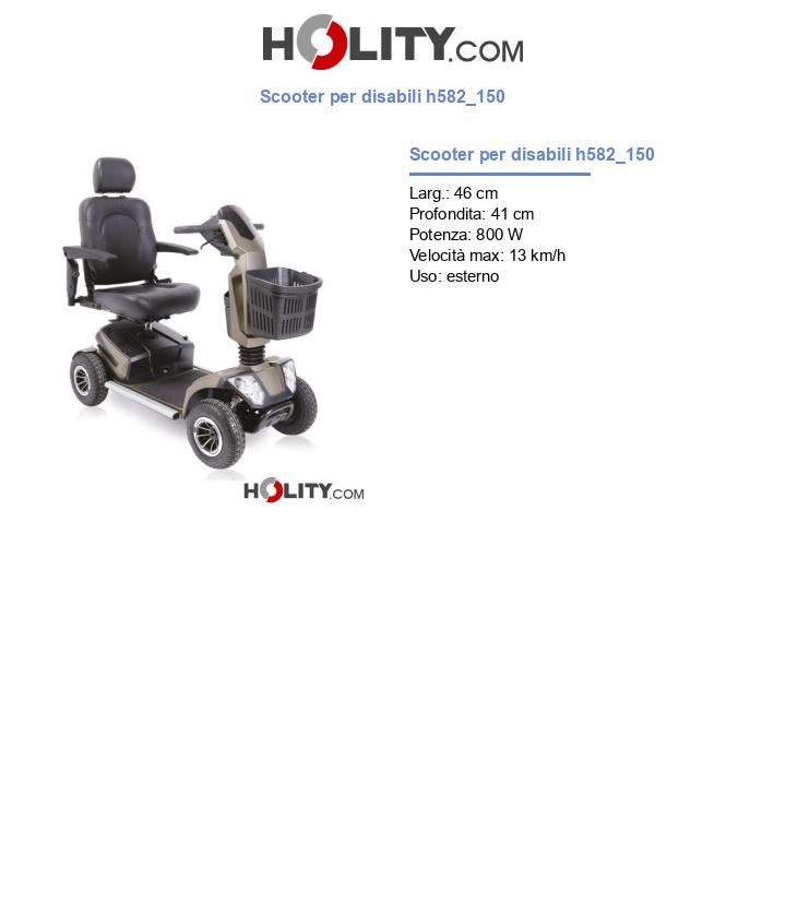 Scooter per disabili h582_150