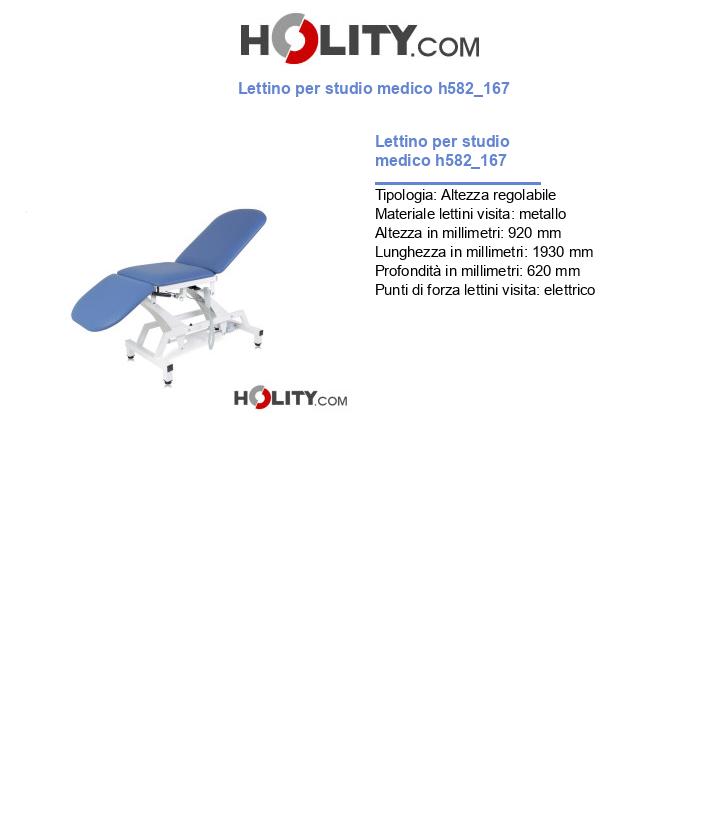 Lettino per studio medico h582_167