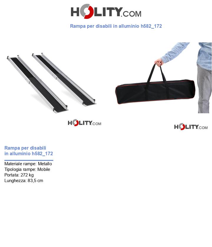 Rampa per disabili in alluminio h582_172