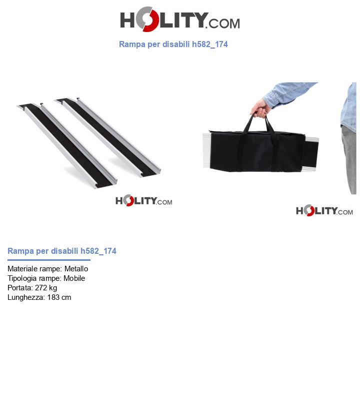 Rampa per disabili h582_174