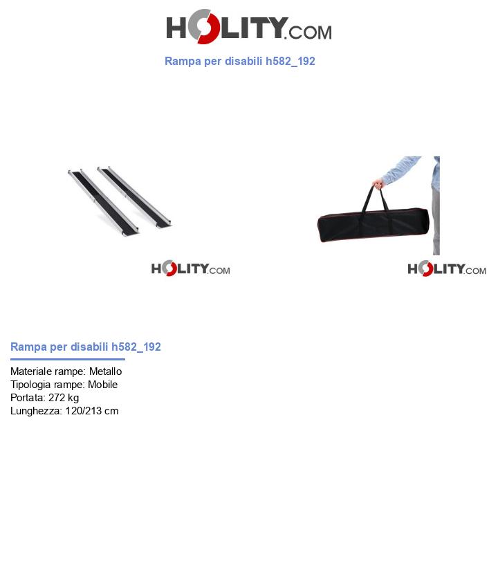 Rampa per disabili h582_192