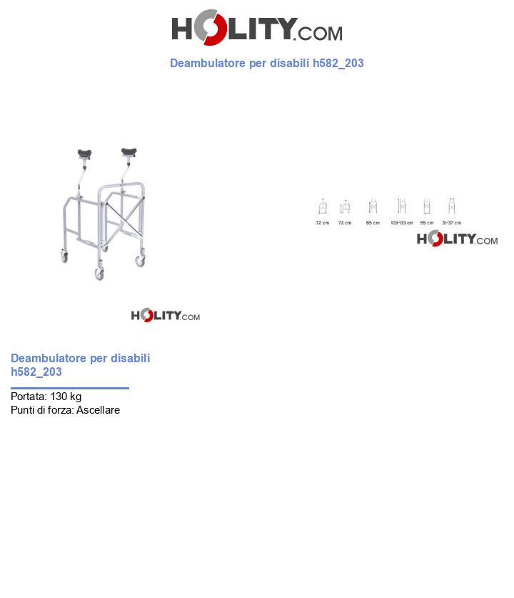 Deambulatore per disabili h582_203