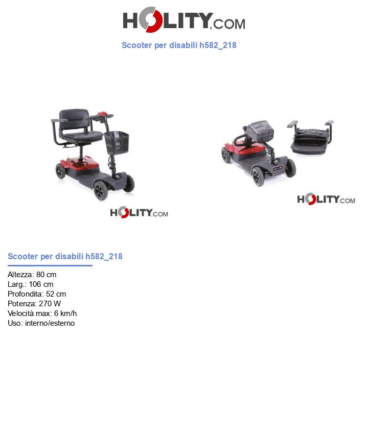 Scooter per disabili h582_218