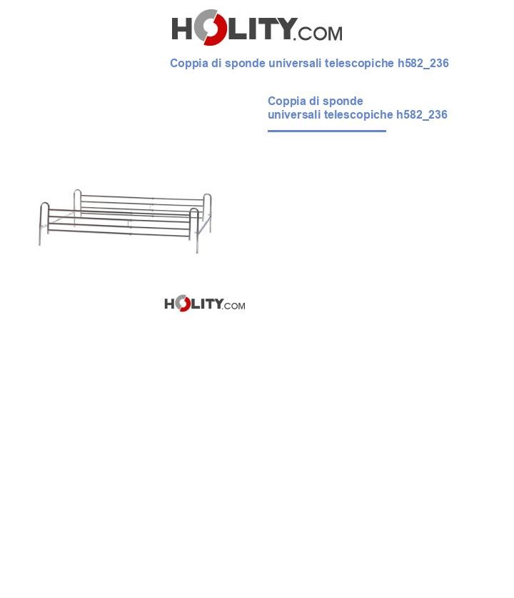 Coppia di sponde universali telescopiche h582_236