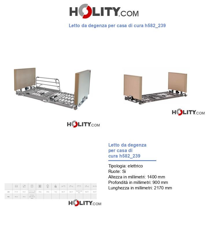 Letto da degenza per casa di cura h582_239