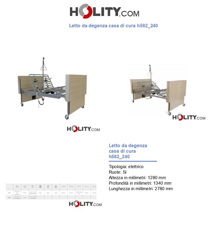 Letto da degenza casa di cura h582_240