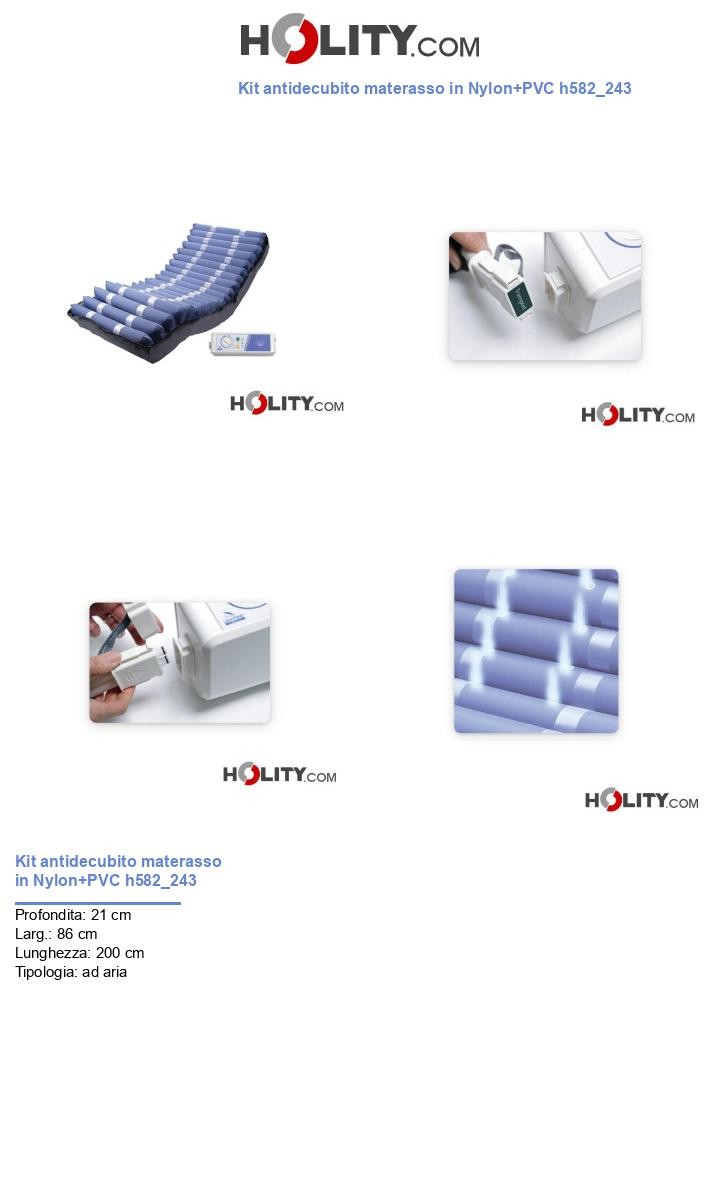 Kit antidecubito materasso in Nylon+PVC h582_243