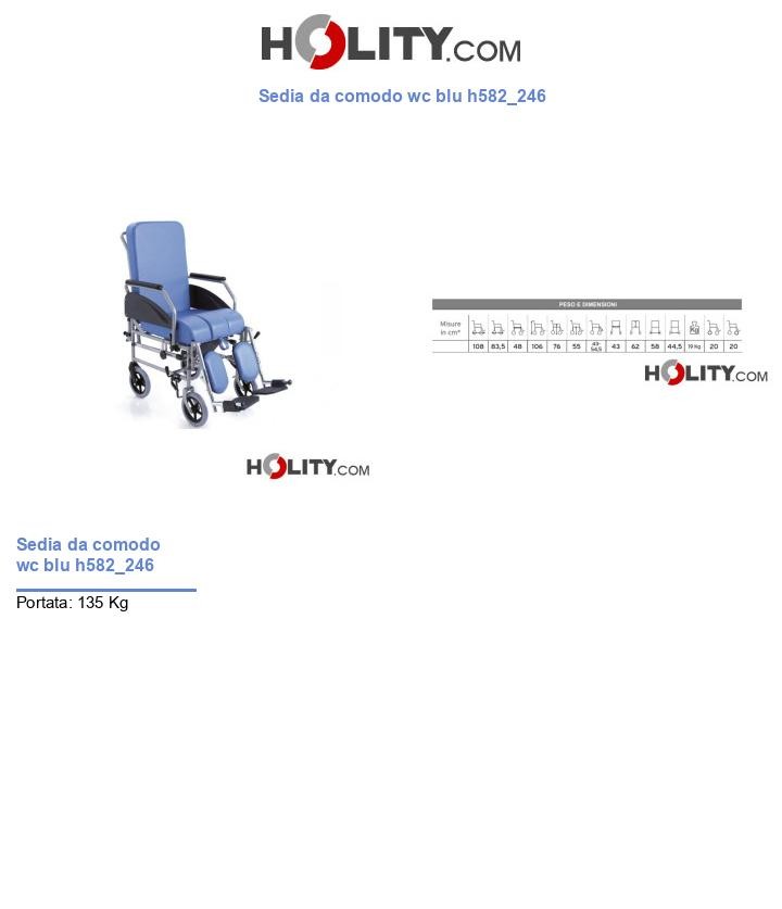 Sedia da comodo wc blu h582_246