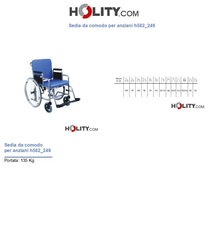 Sedia da comodo per anziani h582_249